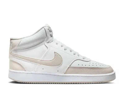 Nike Wmns Court Vision Mid 'white Light Orewood Brown'