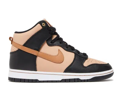 Nike Wmns Dunk High Lxx 'black Flax' In Brown
