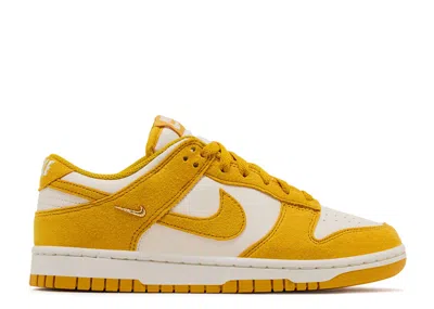 Nike Wmns Dunk Low 'dark Sulfur Mini Swoosh' In Yellow