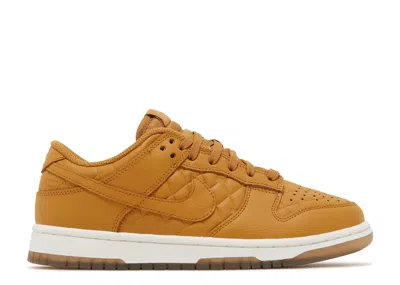 Nike Wmns Dunk Low 'quilted Wheat' In Brown