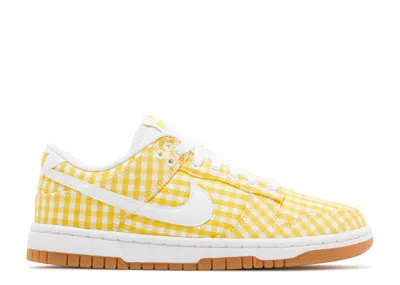 Nike Wmns Dunk Low 'yellow Gingham'