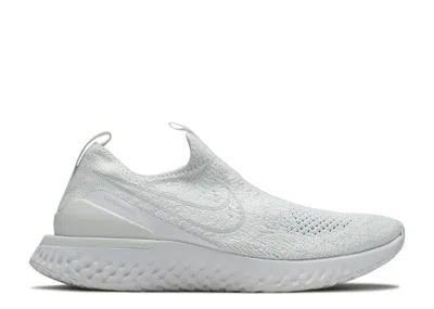 Nike Wmns Epic Phantom React Flyknit 'triple White'