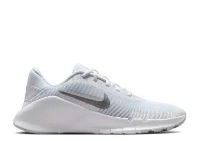 Nike Wmns Flex Train 'white Metallic Silver'