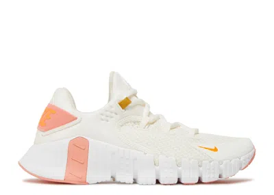 Nike Wmns Free Metcon 4 'sail Total Orange' In White