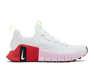 Nike Wmns Free Metcon 6 'white Bright Crimson Pink Foam'