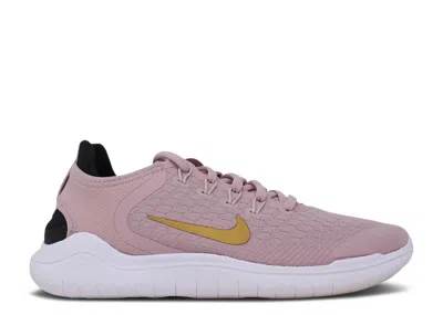Nike Wmns Free Rn 2018 'plum Chalk Metallic Gold' In Pink