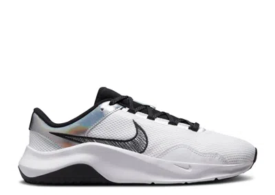 Nike Wmns Legend Essential 3 Next Nature Premium 'white Black Iridescent'