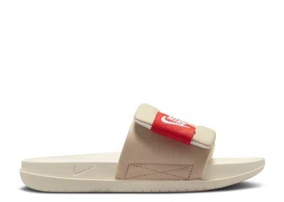 Nike Wmns Offcourt Adjust Slide 'sanddrift Picante Red' In Brown