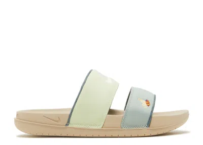 Nike Wmns Offcourt Duo Slide 'dandy Dandelions' In Green