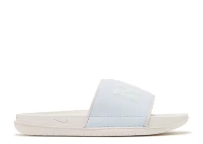 Nike Wmns Offcourt Slide 'phantom Barely Green' In Blue