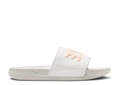 Nike Wmns Offcourt Slide 'sail Crimson Tint' In White