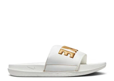 Nike Wmns Offcourt Slide 'summit White Metallic Gold'