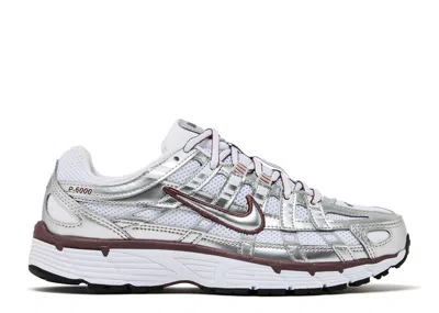 Nike Wmns P-6000 'white Metallic Silver'