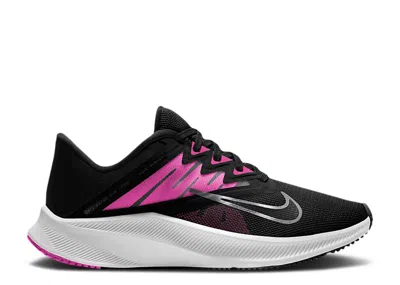 Nike Wmns Quest 3 'black Fire Pink'