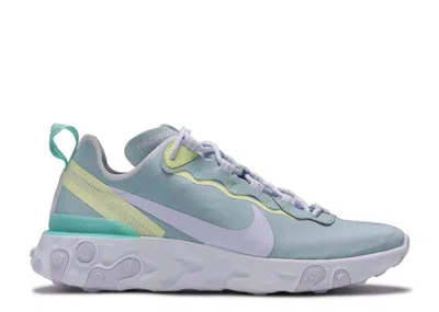 Nike Wmns React Element 55 'ocean Cube' In Blue