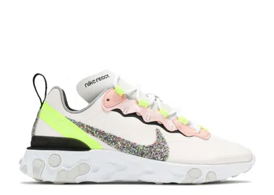 Nike Wmns React Element 55 Premium 'light Soft Pink Volt'