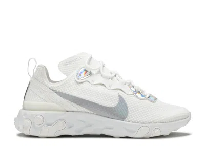 Nike Wmns React Element 55 'white Iridescent'