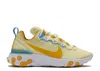 Nike Wmns React Element 55 In Yellow