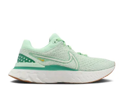 Nike Wmns React Infinity Run Flyknit 3 'mint Foam' In Green