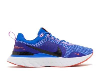 Nike Wmns React Infinity Run Flyknit 3 'racer Blue Crimson'