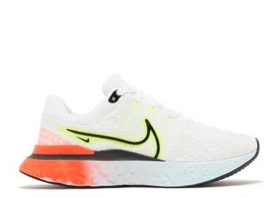 Nike Wmns React Infinity Run Flyknit 3 'white Volt'