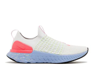 Nike Wmns React Phantom Run Flyknit 2 'confetti' In White