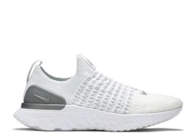 Nike Wmns React Phantom Run Flyknit 2 'true White Silver'
