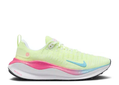 Nike Wmns Reactx Infinity Run 4 'barely Volt Aquarius Blue' In Yellow