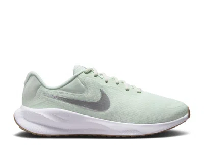 Nike Wmns Revolution 7 Wide 'barely Green Metallic Silver'
