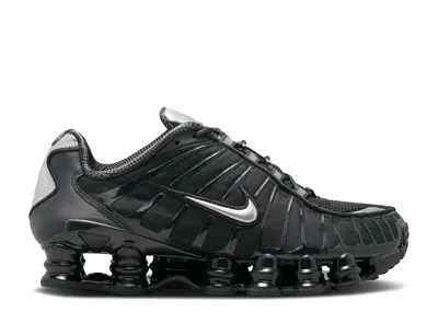 Nike Wmns Shox Tl 'off Noir Metallic Silver' In Black