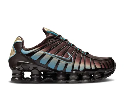 Nike Wmns Shox Tl 'velvet Brown Denim Turquoise'