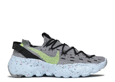 Nike Wmns Space Hippie 04 'this Is Trash - Volt' In Gray