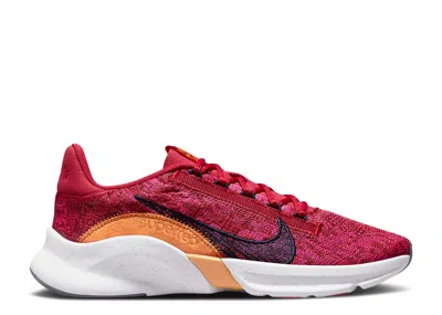Nike Wmns Superrep Go 3 Flyknit Next Nature 'mystic Hibiscus' In Red