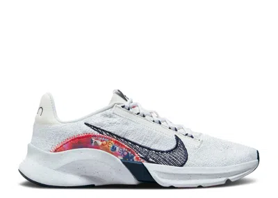 Nike Wmns Superrep Go 3 Flyknit Next Nature 'paint Smudge' In White