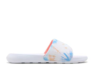 Nike Wmns Victori One Printed Slide 'tie-dye' In White