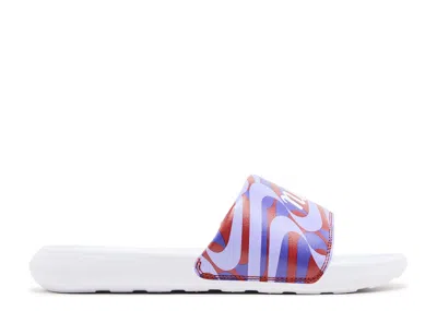 Nike Wmns Victori One Slide 'cinnabar Lapis Swirl' In Multi