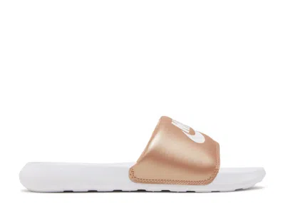 Nike Wmns Victori One Slide 'metallic Red Bronze' In Gold