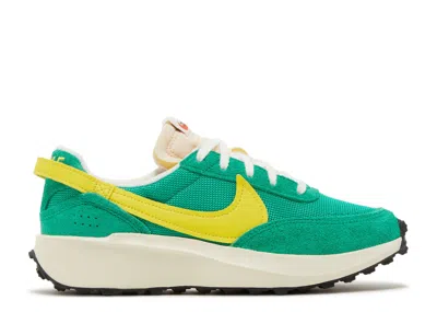 Nike Wmns Waffle Debut Vintage 'stadium Green Opti Yellow'