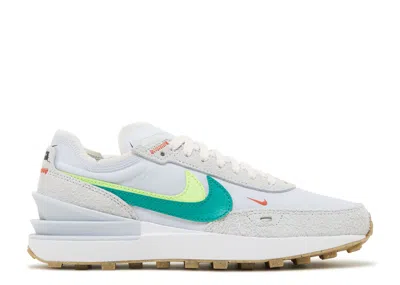 Nike Wmns Waffle One Se 'double Swoosh - Grey Green' In Gray