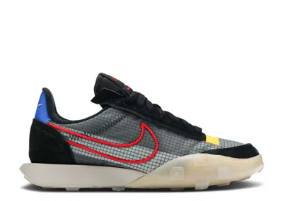 Nike Wmns Waffle Racer 2x 'enigma Stone University Red' In Black