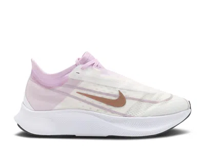 Nike Wmns Zoom Fly 3 'white Light Arctic Pink Bronze'