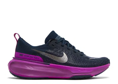 Nike Wmns Zoomx Invincible 3 'armory Navy Vivid Grape' In Blue