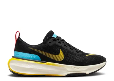 Nike Wmns Zoomx Invincible 3 'black Baltic Blue Yellow'