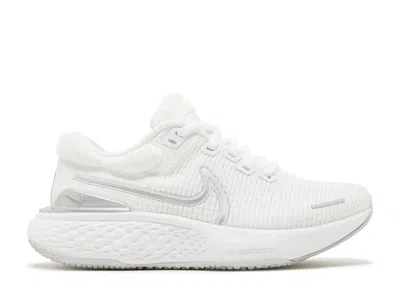 Nike Wmns Zoomx Invincible Run Flyknit 2 'white Metallic Silver'