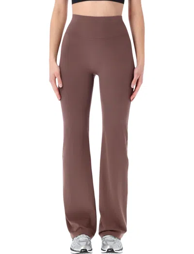 Nike Zenvy Flared Leggings In Brown