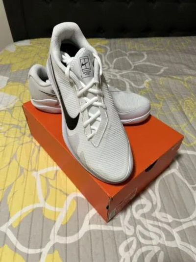 Pre-owned Nike Court Air Zoom Vapor Pro 'white Black' Cz0220-124 Men's Size 10 Us In White/black