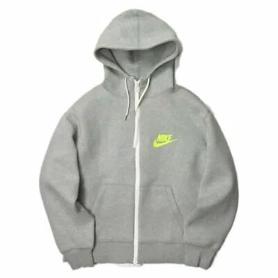 Pre-owned Nike Lab Sacai X Tech Fleece Full Zip Jacket Jacket 716911 063 S/m/l In Gray