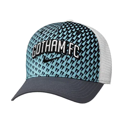 Nike Nj/ny Gotham Fc  Unisex Nwsl Trucker Cap In White