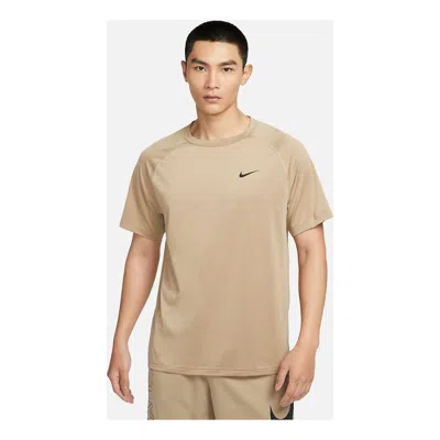 Nike Nk Df Ready T-shirt 'brown' In Neutral