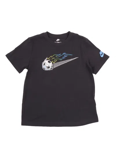 Nike Nkb Soccer Swoosh Tee In Black